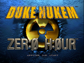 Duke Nukem - Zero Hour (France) Title Screen
